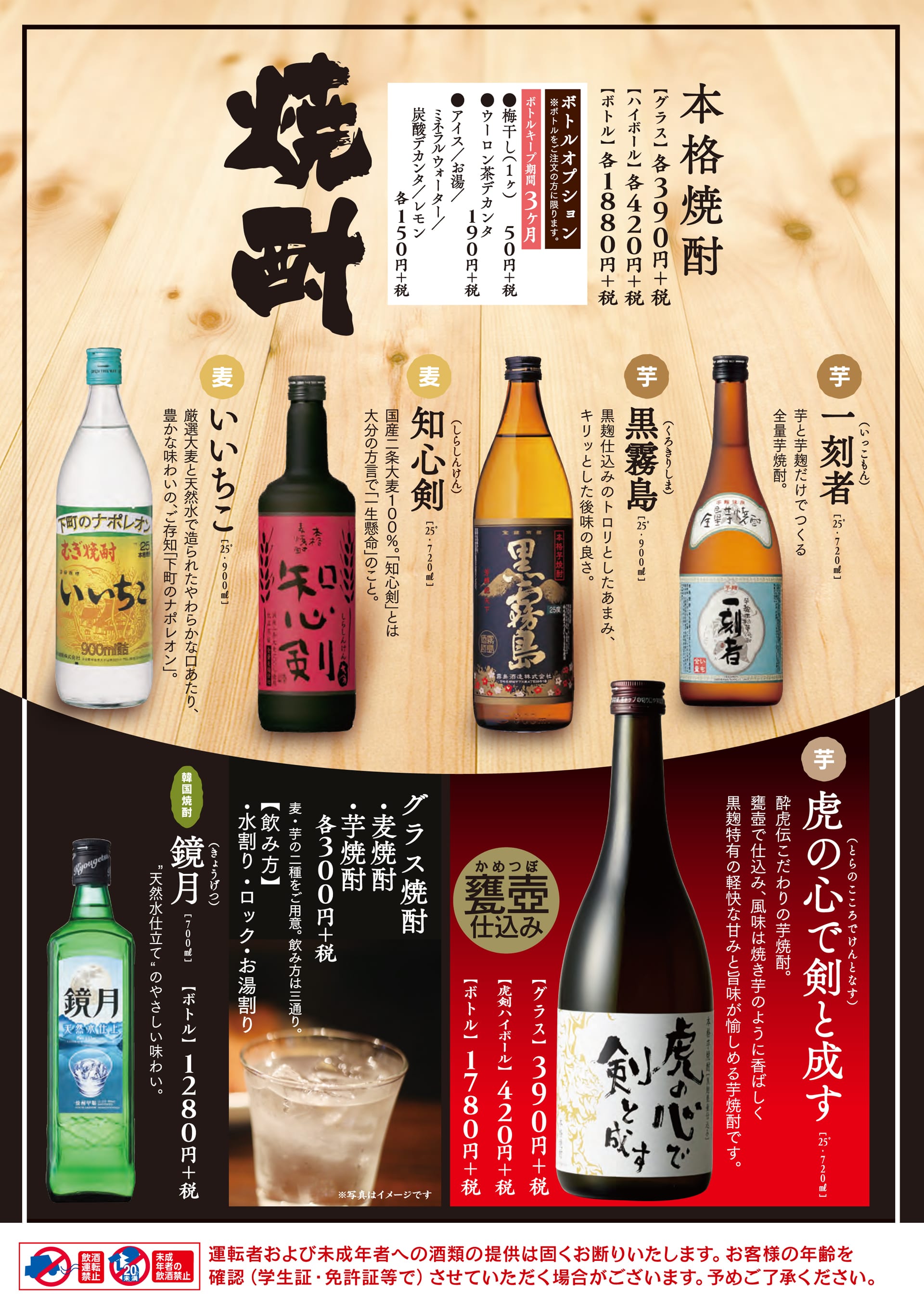 酔虎伝 焼酎